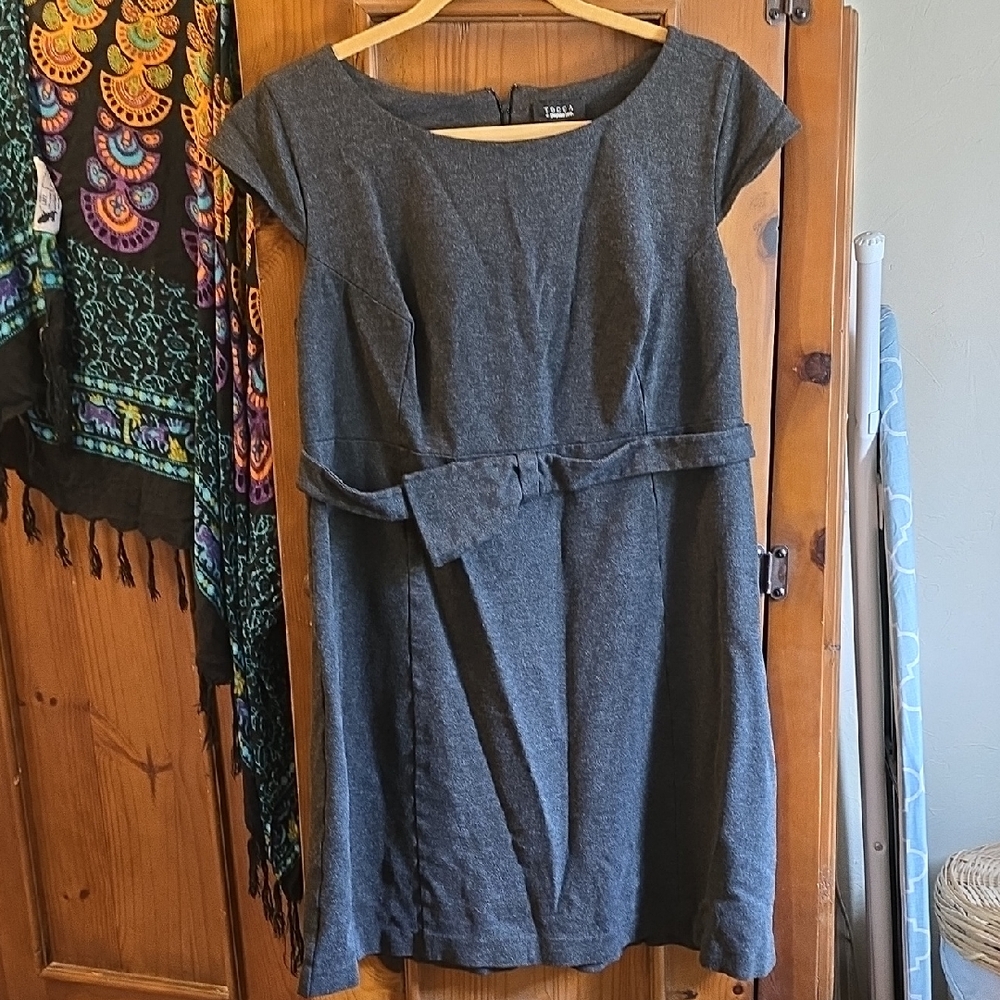 Tocca Charcoal Midi Dress